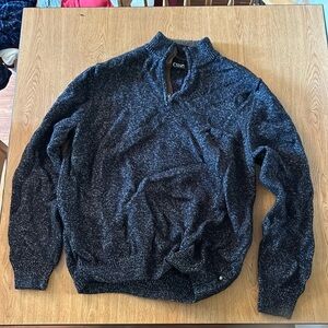 Like-New Condition black XL chaps sweater